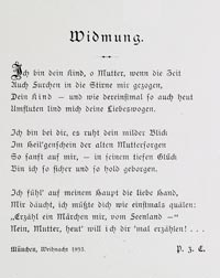 Lesungen mit Musik - Widmung - Philipp zu Eulenburg